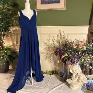 Royal Blue chiffon dress